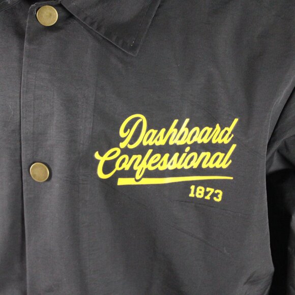 Band Jacket = Dashboard Confessional Script Graphic - Men's Large - Picture 2 of 9